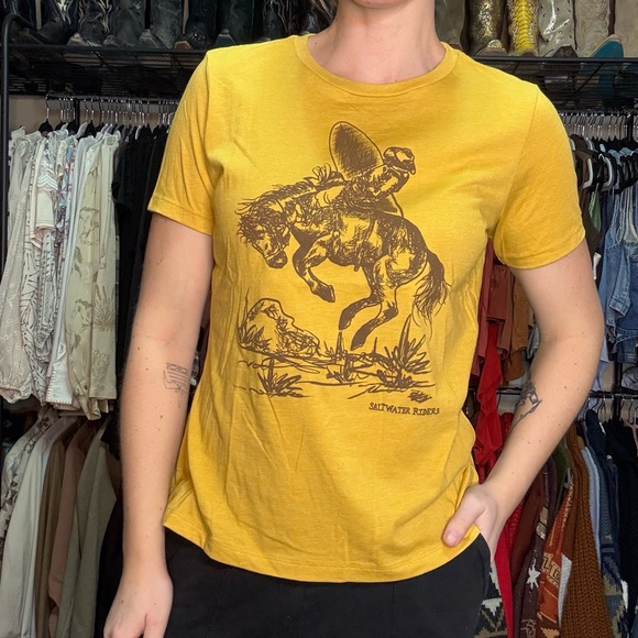 Surfer bronc rider tee - Picture 1 of 2